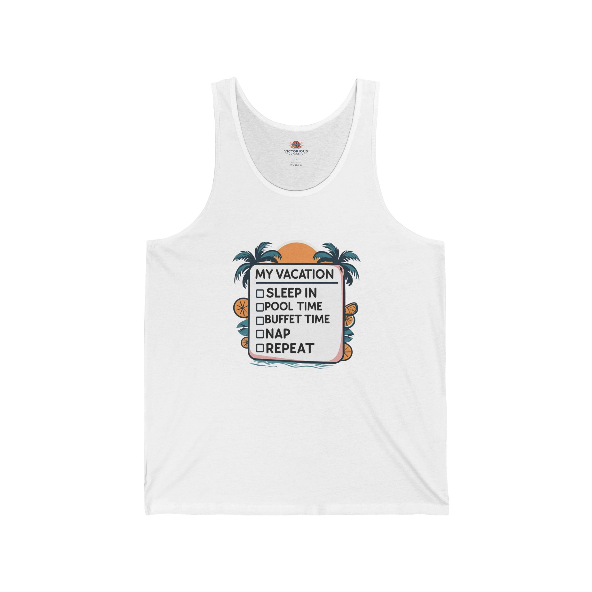 Vacation Checklist Tank Top