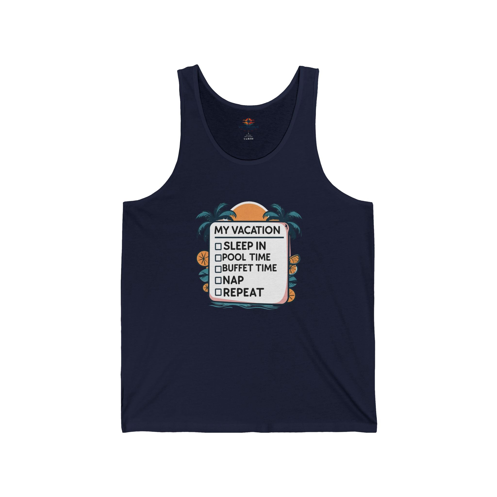 Vacation Checklist Tank Top